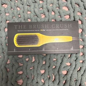 Yellow “The Brush Crush” full size heated straightening brush by DryBar